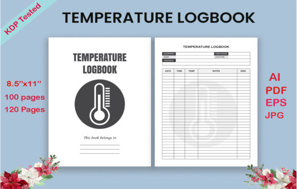 Creative Temperature Log Book Interior