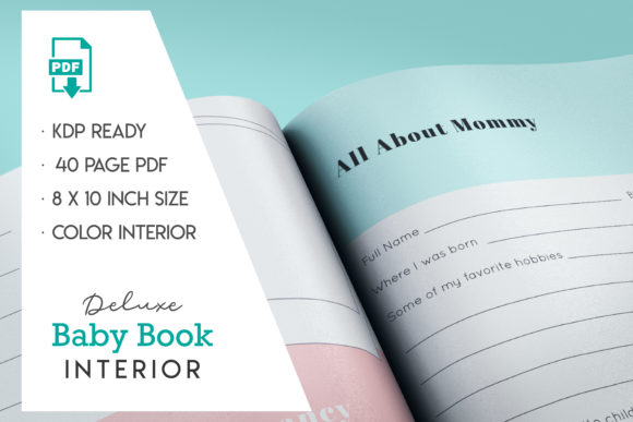 Designing a Neutral Baby Book Journal for KDP