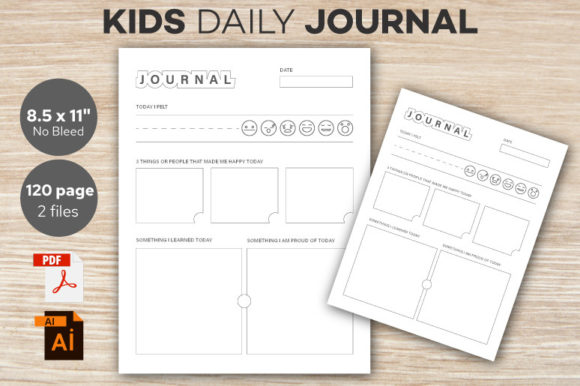 Encouraging Creativity and Mindfulness with Kids Daily Journal Page