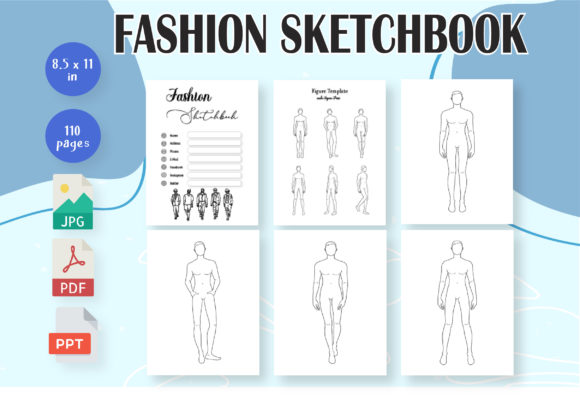 Explore Creativity with Male Fashion Sketchbook