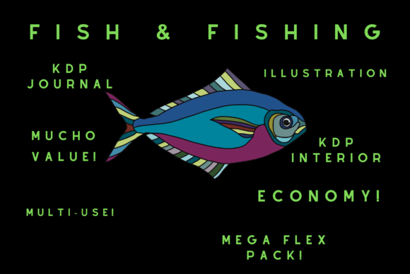 Fish Fishing KDP Journal Pack: A Versatile Tool for Creative and Productive Workflows