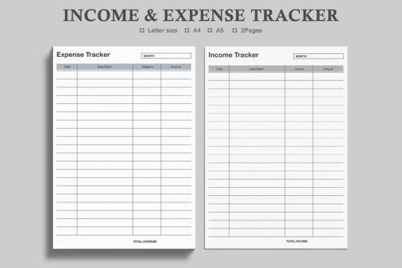 Manage Your Money with Income and Expense Trackers