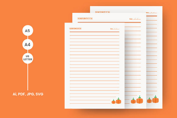 Mastering Your Planning with the Fall Notebook Page Line Interior Planner