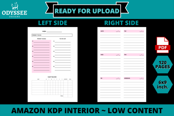 Maximize Your Productivity with the KDP Interior Journal - Habit Tracker