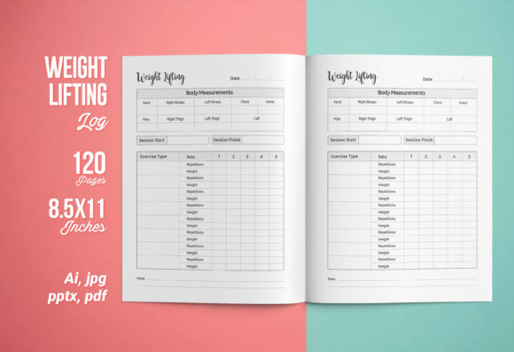Maximize Your Workout with Weight Lifting Log KDP Interior