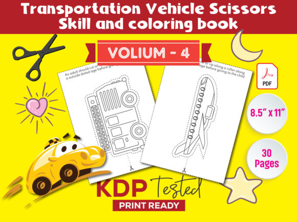 Transportation Vehicle Scissors Skill: A Comprehensive Guide for Preschool Cutting and Pasting Activities