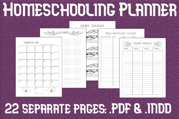 Ultimate Undated Editable Homeschool Planner