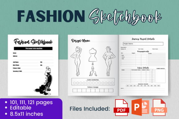 Unlocking Creativity and Efficiency with the Fashion Sketchbook and Planner KDP