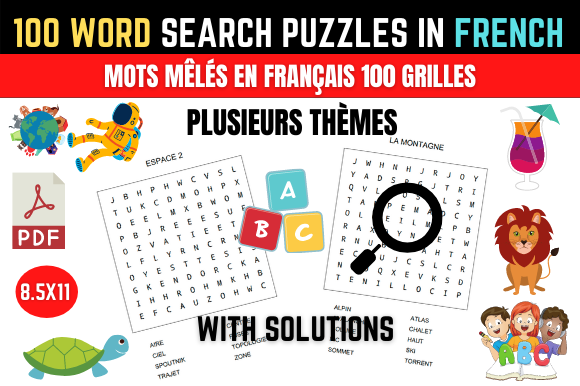 Word Search Puzzle Book in French 100: A Comprehensive Guide